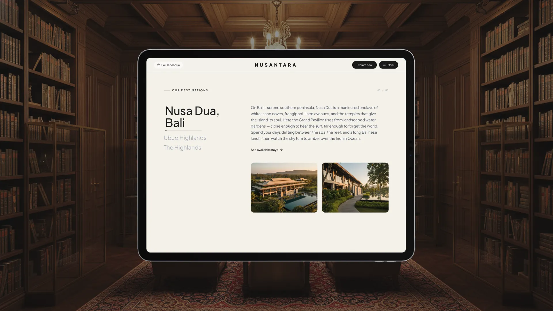 Luxury Landing Page — Interactive Experience